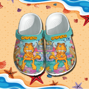 Graphic Garfield Crocs Clog Shoes