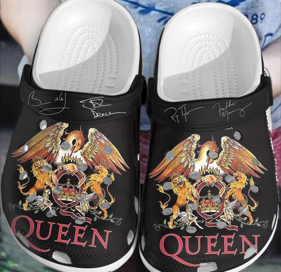 Queen band crocs for rock music fans