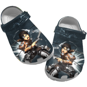 Classic Attack on Titan anime crocs