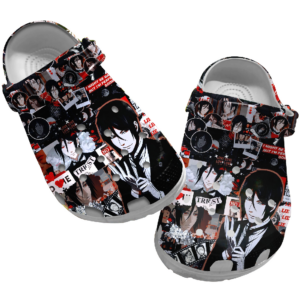 Classic Photo Black Butler crocs