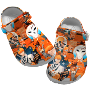 Funny Art Bleach Color Crocs