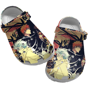 Cute Art Bleach Action Crocs