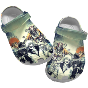 Funny Art Bleach Action Crocs