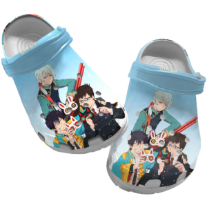 Funny Art Blue Exorcist anime crocs