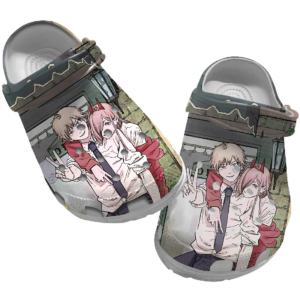 Classic Art Chainsaw Man Unisex anime crocs