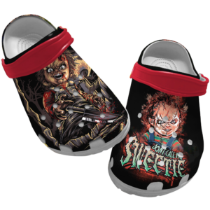 Classic Art Chucky Horror Movie Unisex Crocs