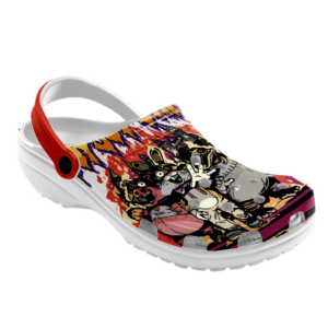 Retro Dark Deception cartoon crocs