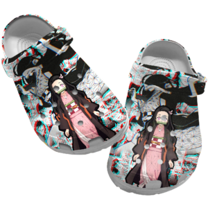 Retro Demon Slayer Anime Crocs