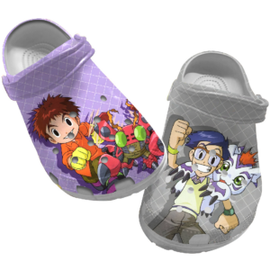 Art Digimon Digital anime crocs