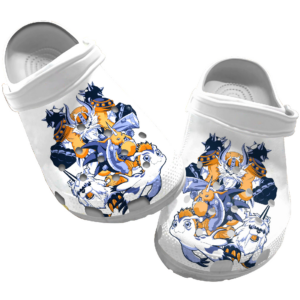 Classic Digimon anime crocs vintage