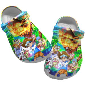 Classic Digimon anime crocs vintage