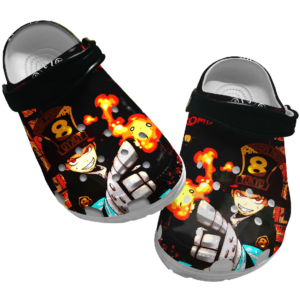 Fire Force Manga Unisex crocs