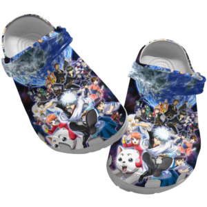 Funny Art Gintama cartoon crocs