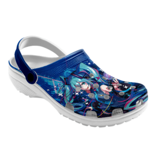 Funny Art Hatsune Miku anime crocs