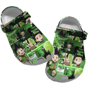 Retro Hunter x Hunter anime crocs