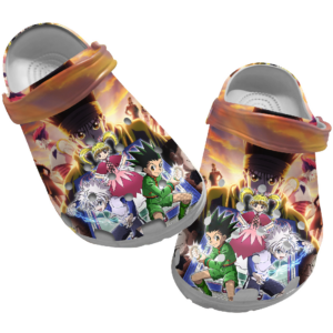 Retro Hunter x Hunter Unisex anime crocs