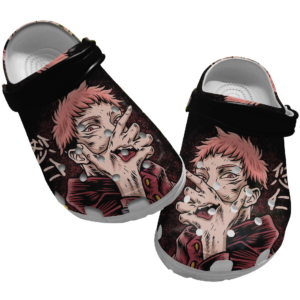 Funny Art Jujutsu Kaisen anime crocs