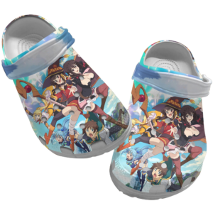 Retro Konosuba animer crocs clogs