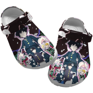 Retro Mob Psycho 100 crocs