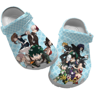 Retro My Hero Anime Crocs