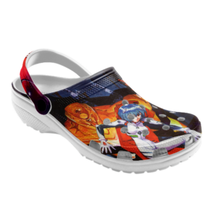 Funny Art Neon Genesis crocs