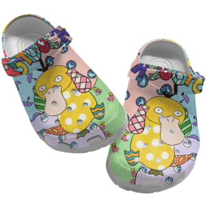 Funny Art Psyduck Crocs shoes