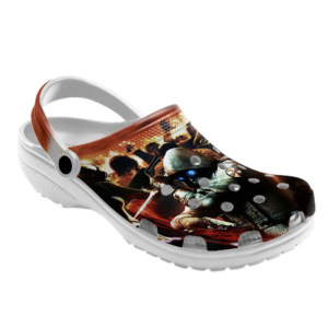 Retro Resident Evil game crocs