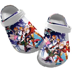 Classic RWBY anime cartoon crocs