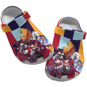 Classic RWBY Anime Unisex crocs