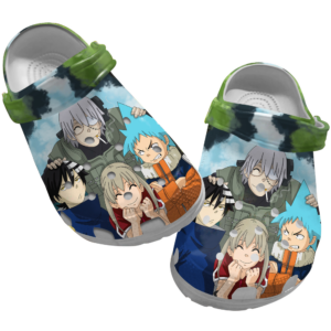 Retro Soul Eater Anime Crocs