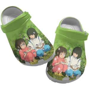 Retro Spirited away anime crocs