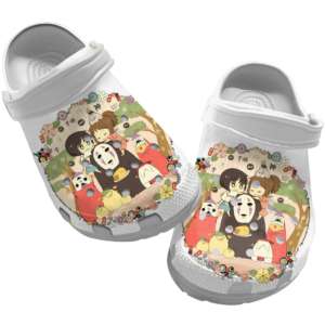 Retro Spirited away Manga crocs