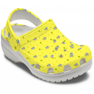 Classic Art SpongeBob cartoon crocs