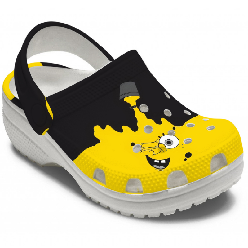 Cute Art SpongeBob SquarePants Men's and Women's Crocs | Limo Shoes