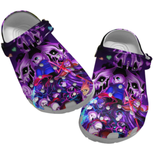 Undertale Men retro crocs vintage