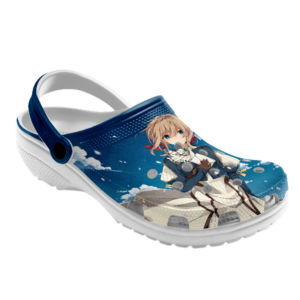 Retro Violet Evergarden anime crocs