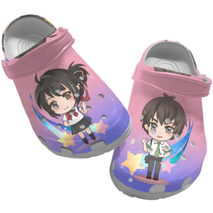 Funny Art Your Name anime crocs