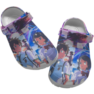 Your Name Anime retro crocs